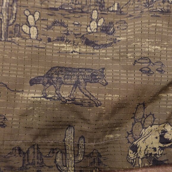 5.11 Tactical Button Up Shirt Desert Critter Print Men's 2XL - Picture 7 of 9